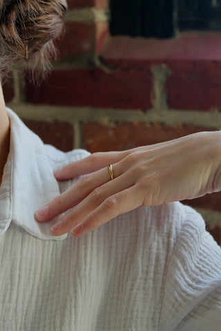 Domed Band Ring