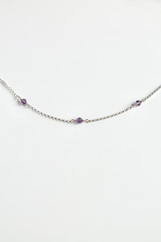 Multi Birthstone Bracelet - Amethyst (February) - Serenity