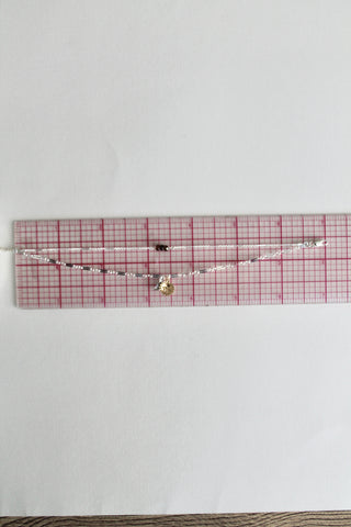 Custom Tourmaline Double Chain Bracelet