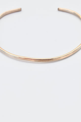 Hammered Open Bangle