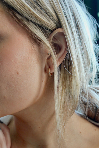 Domed Mini Hoops