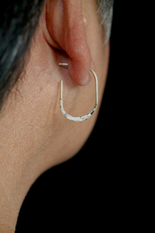 Textured Oval Hoops
