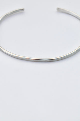 Hammered Open Bangle