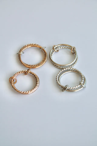 Double Banded Fidget Ring