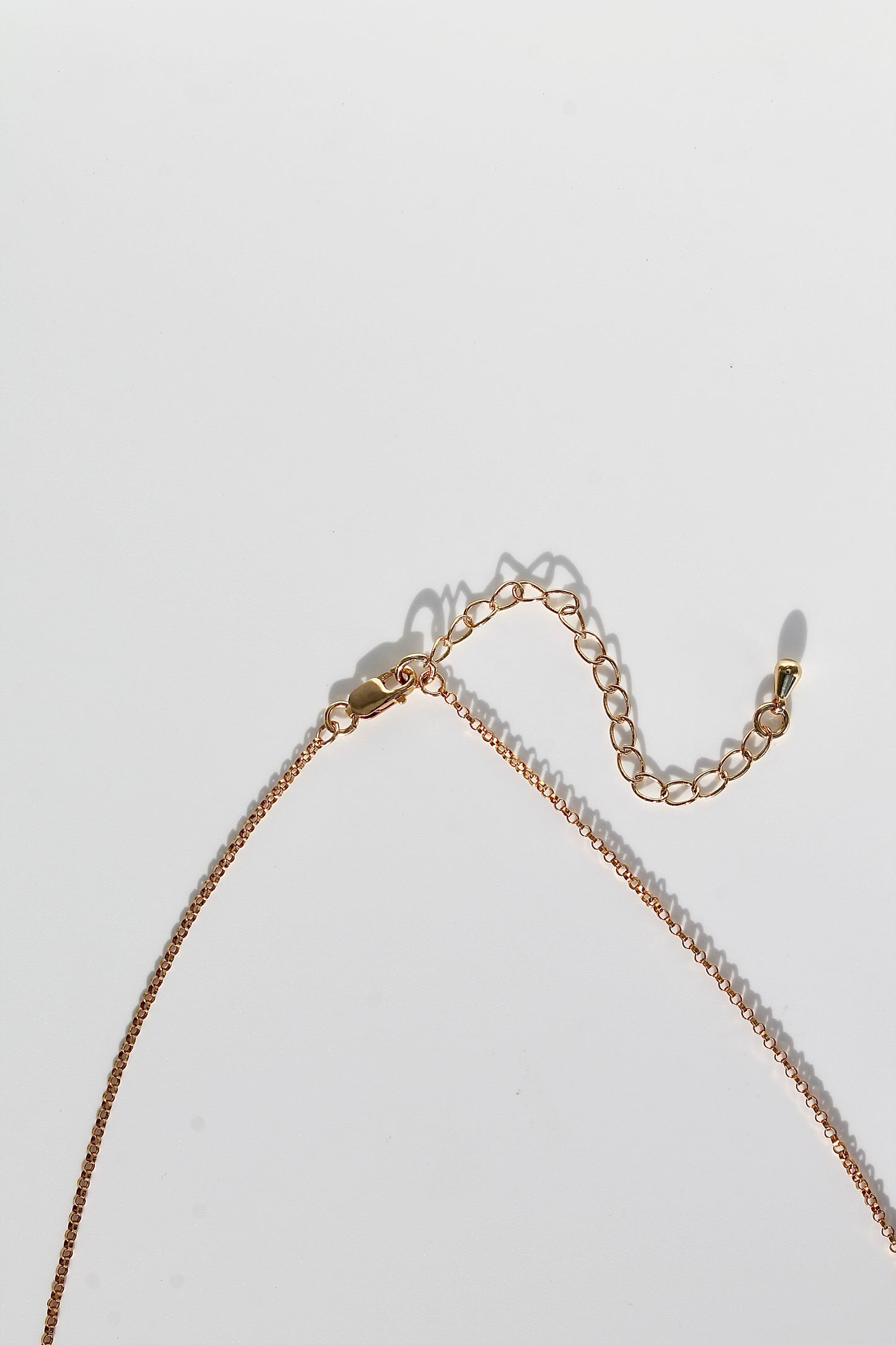 Flora Gemstone Drop Necklace