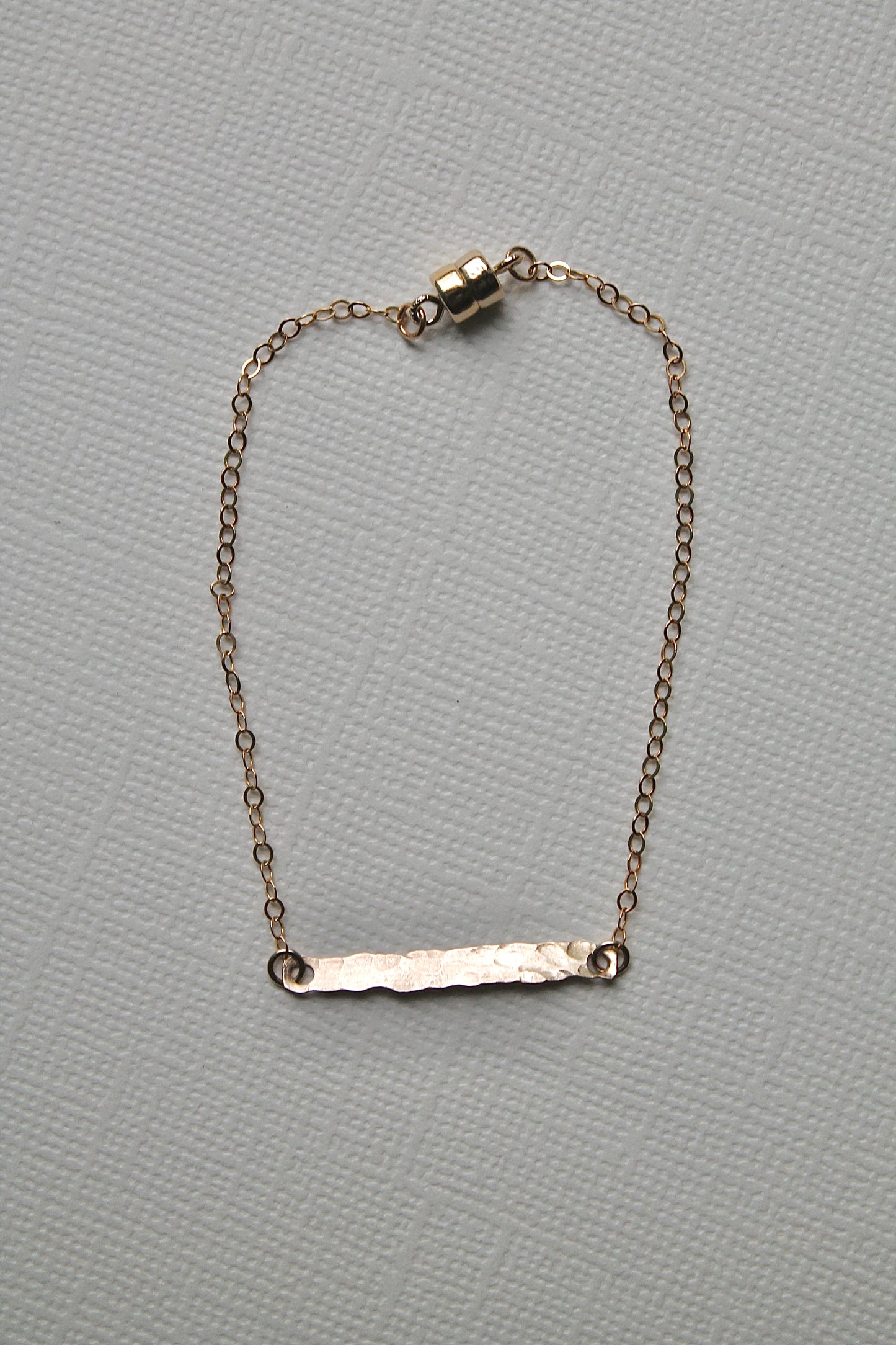 Hammered Bar Bracelet
