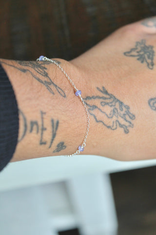 Multi Birthstone Bracelet - Tanzanite (December) - Enlightenment