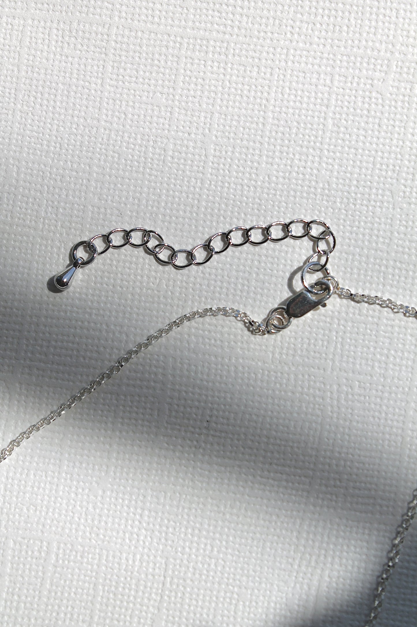 "APRIL SHOWERS" MULTI RAINDROP NECKLACE - STERLING SILVER