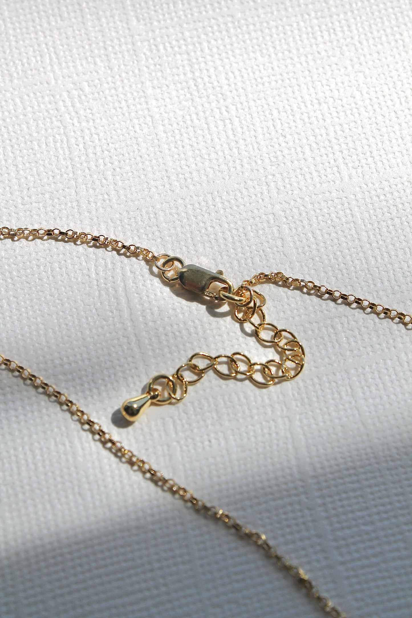 "APRIL SHOWERS" LARGE RAINDROP NECKLACE - 14K GOLD FILLED