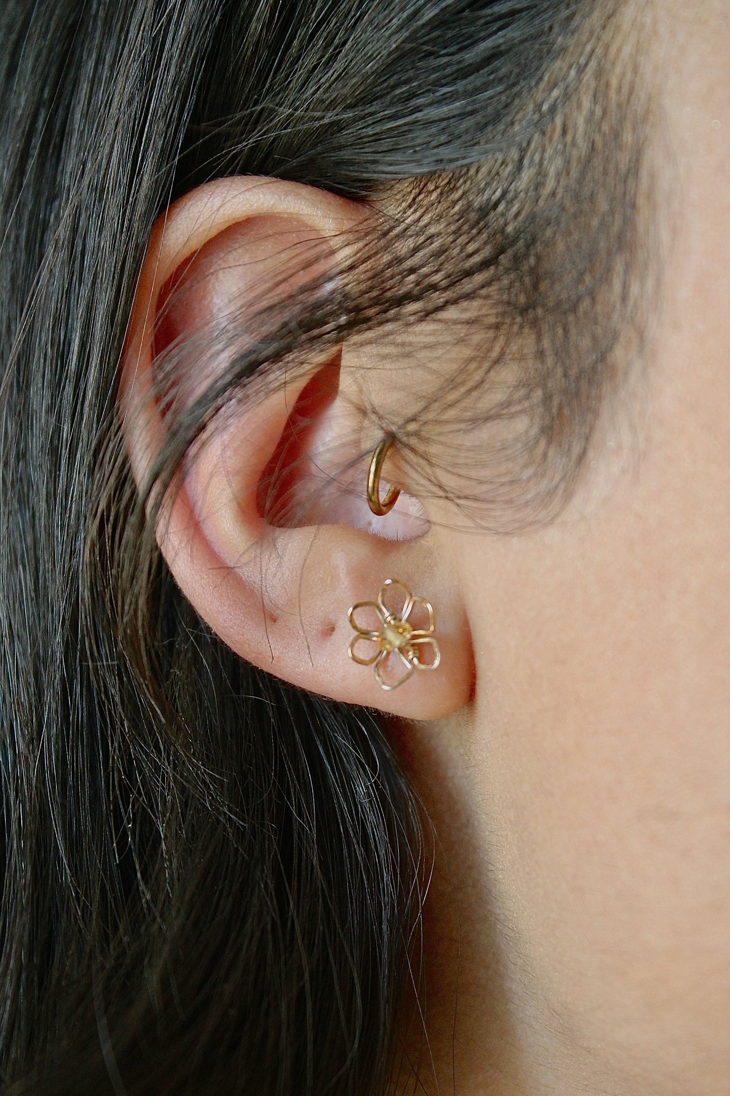 DAFFODIL STUDS - 14K GOLD FILLED