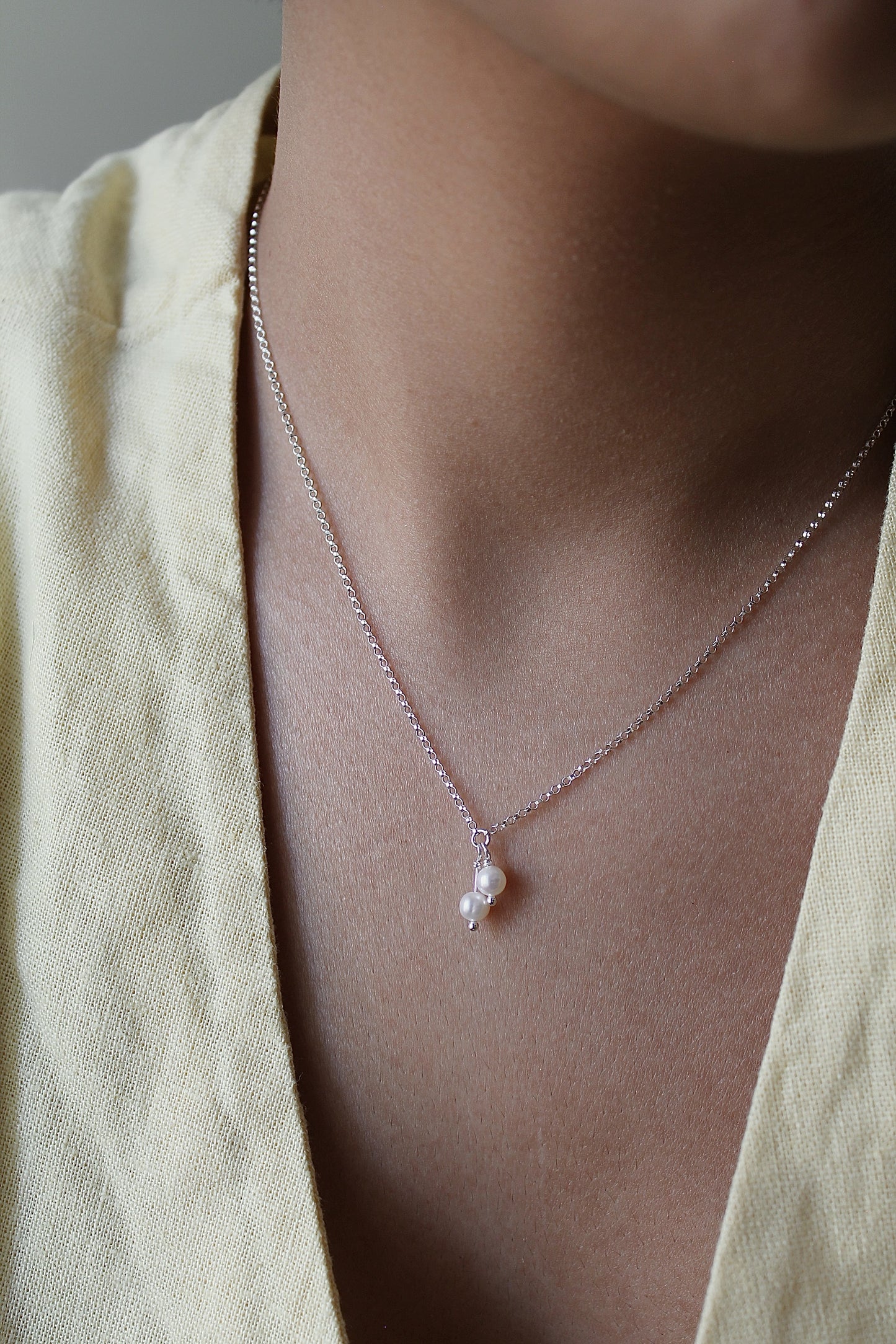 LILY OF THE VALLEY NECKLACE - STERLING SILVER