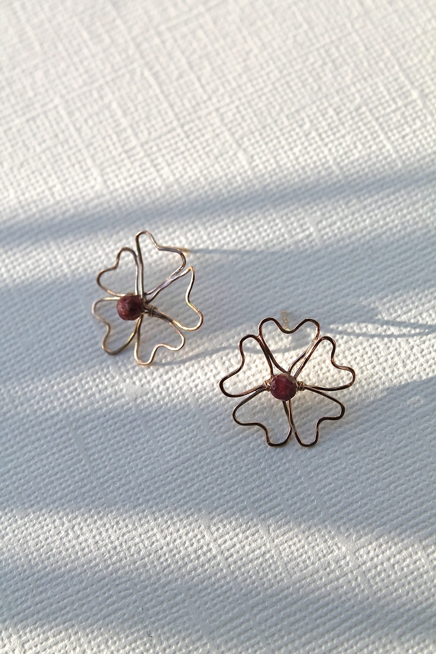 PHLOX STUDS - 14K GOLD FILLED