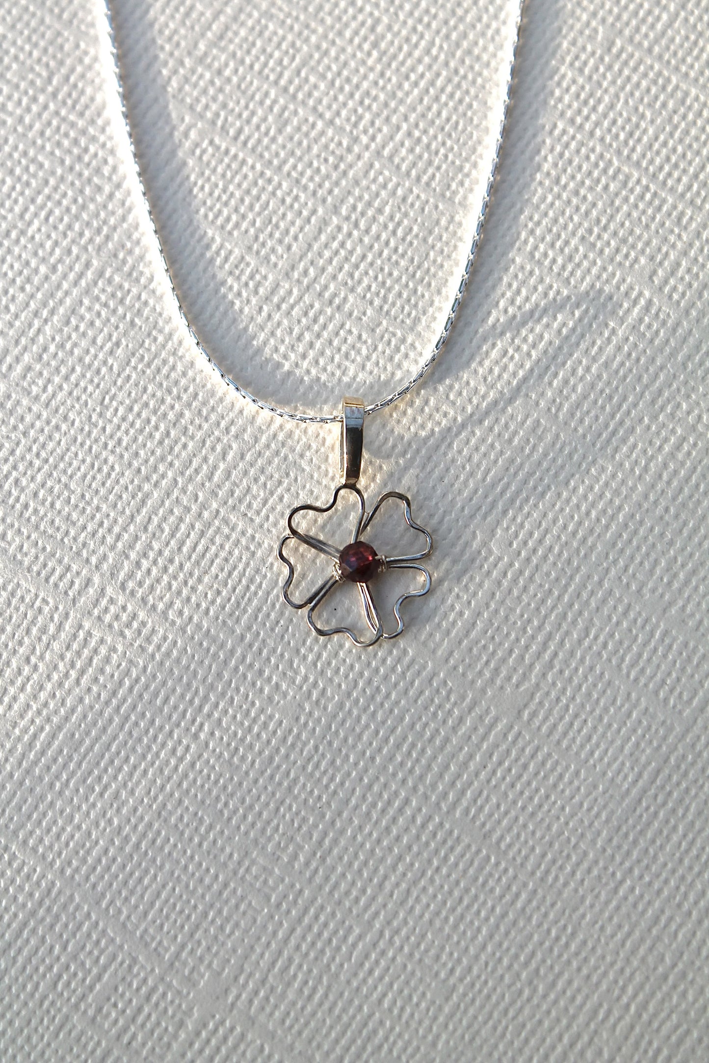 PHLOX PENDANT NECKLACE - STERLING SILVER