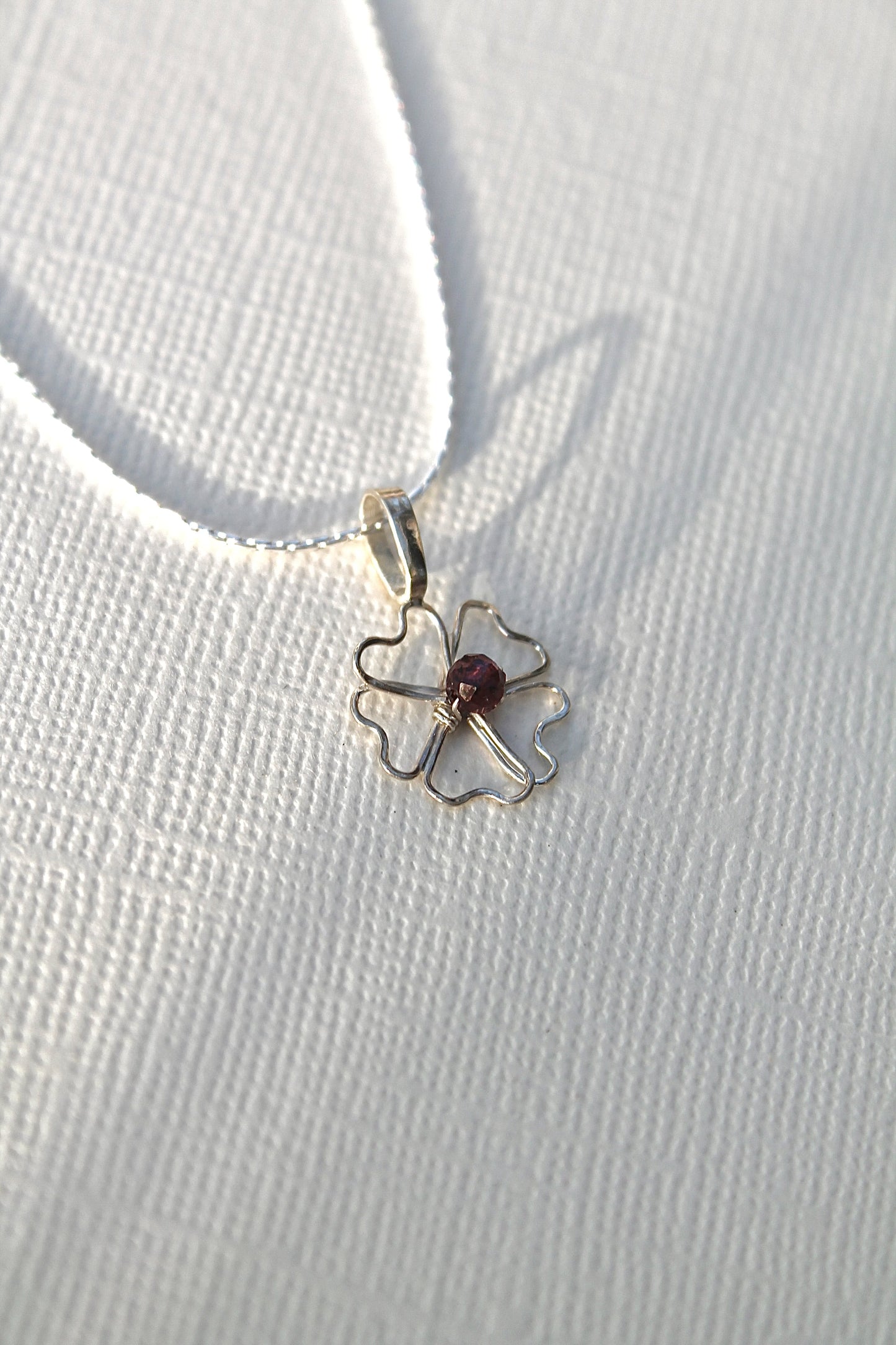 PHLOX PENDANT NECKLACE - STERLING SILVER