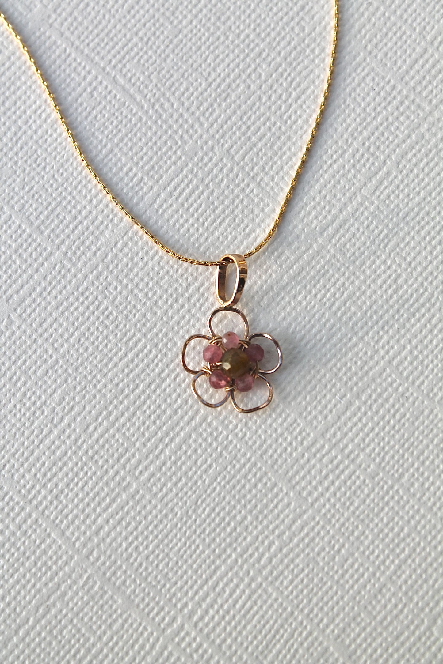 HAWTHORN PENDANT NECKLACE - 14K GOLD FILLED