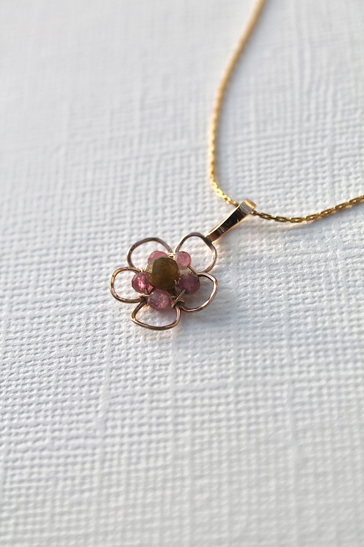 HAWTHORN PENDANT NECKLACE - 14K GOLD FILLED