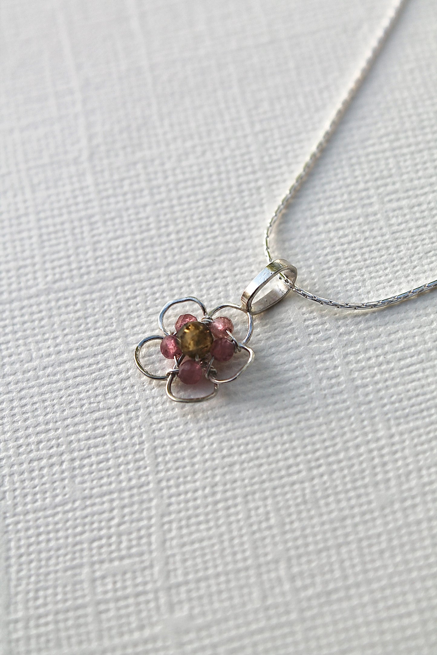 HAWTHORN PENDANT NECKLACE - STERLING SILVER