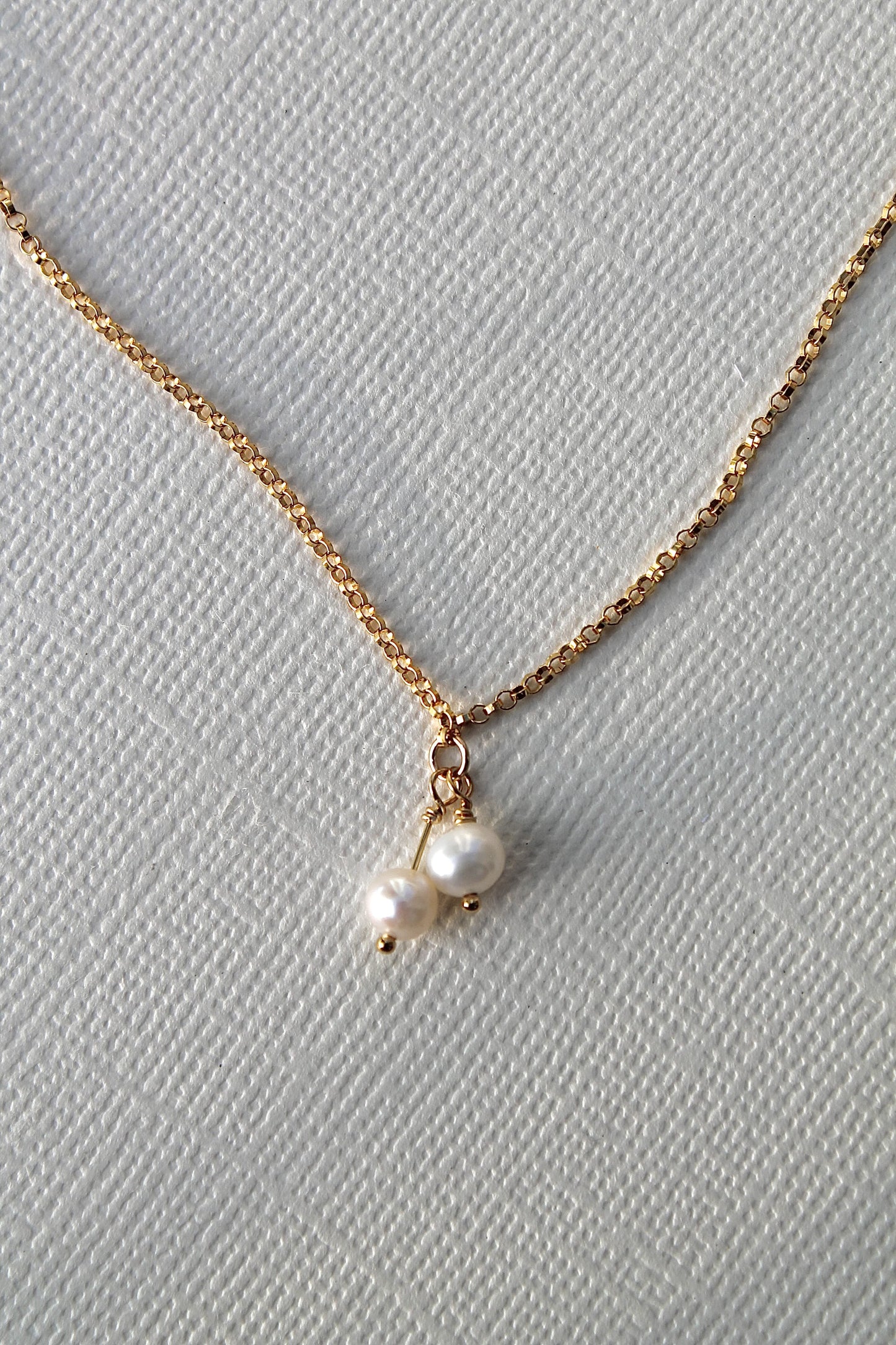 LILY OF THE VALLEY NECKLACE - 14K GOLD FILLED