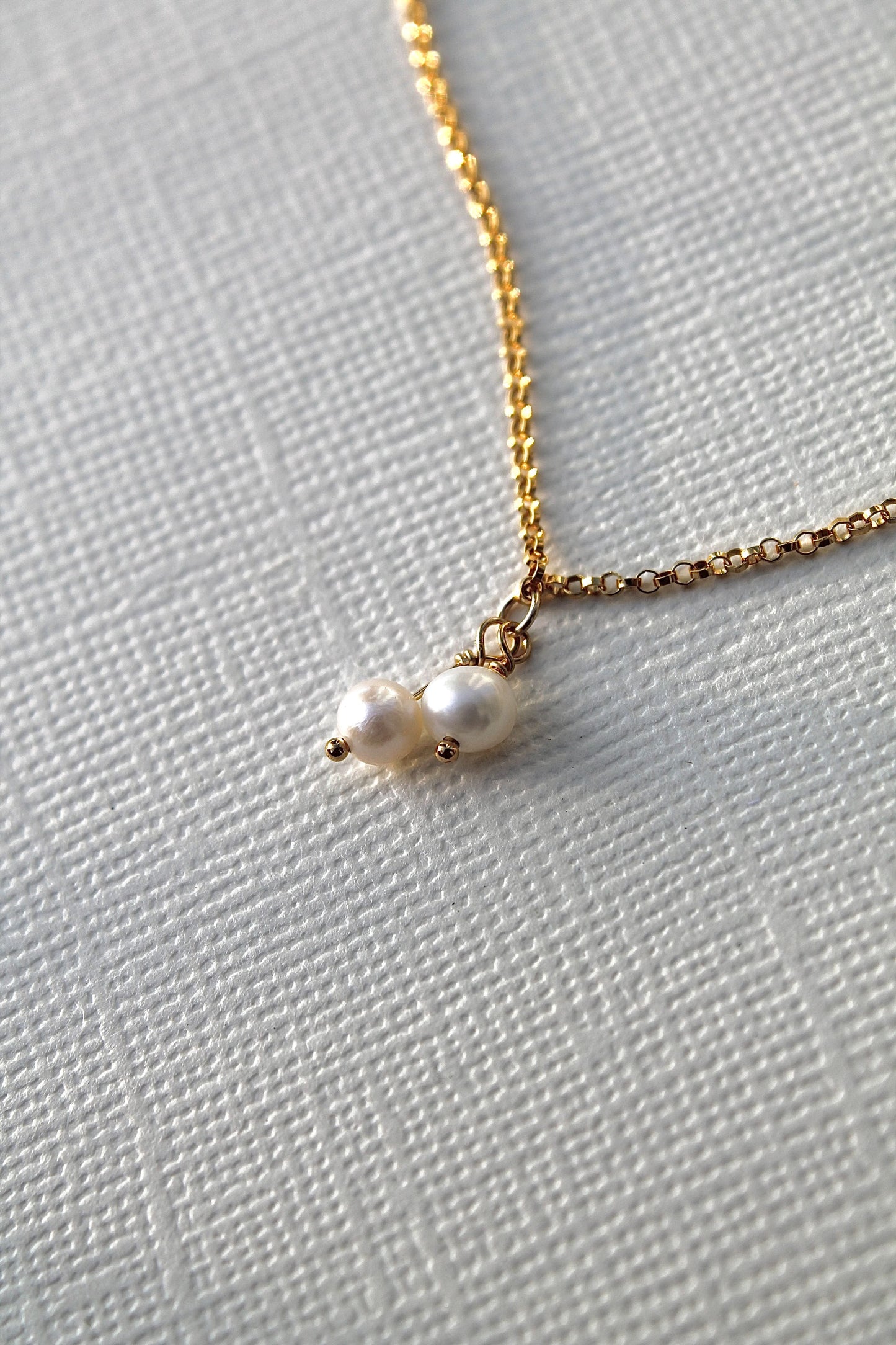 LILY OF THE VALLEY NECKLACE - 14K GOLD FILLED