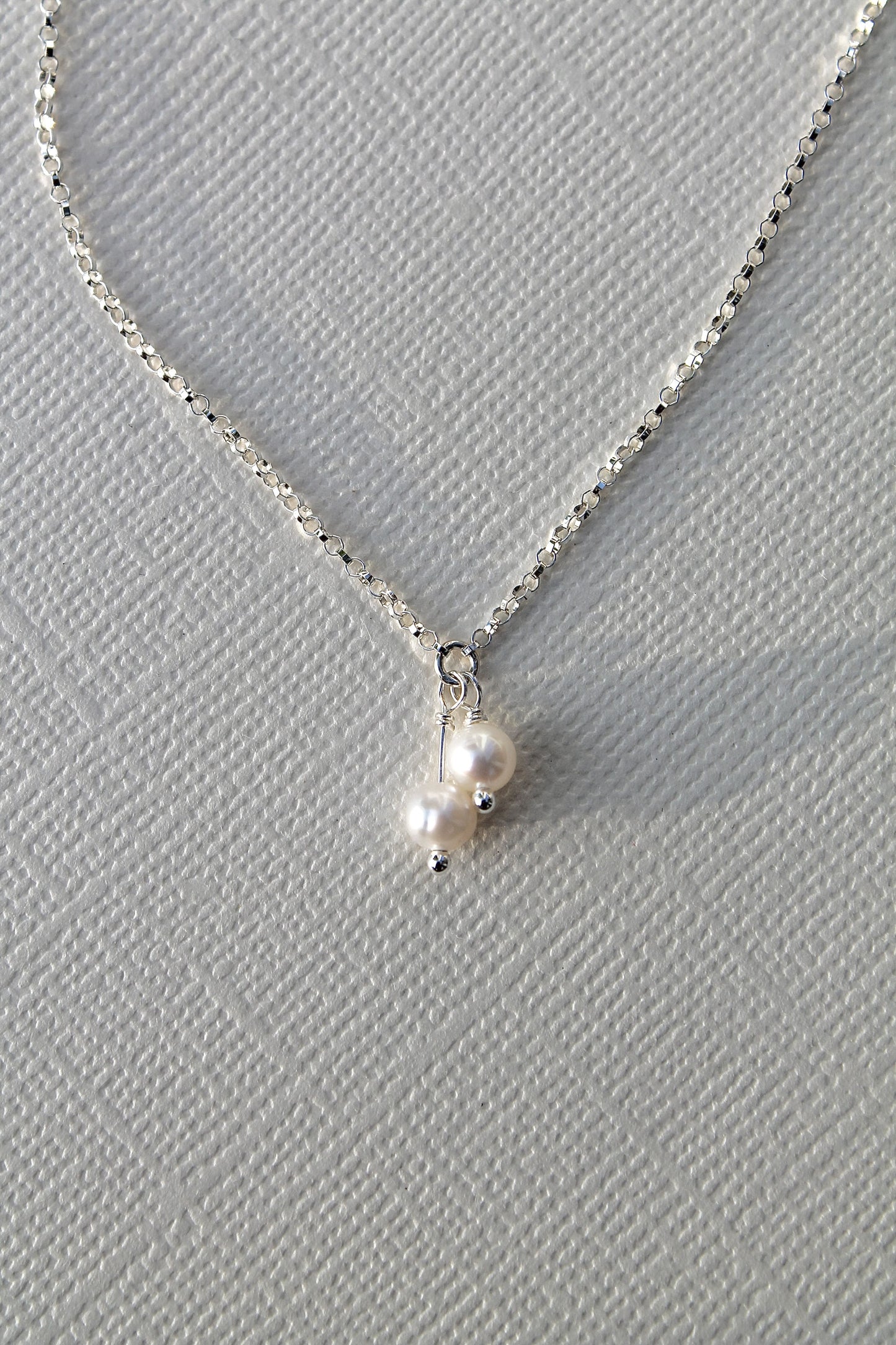 LILY OF THE VALLEY NECKLACE - STERLING SILVER