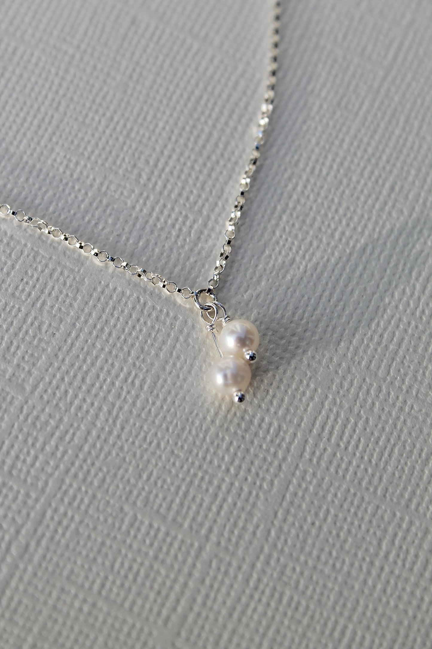 LILY OF THE VALLEY NECKLACE - STERLING SILVER