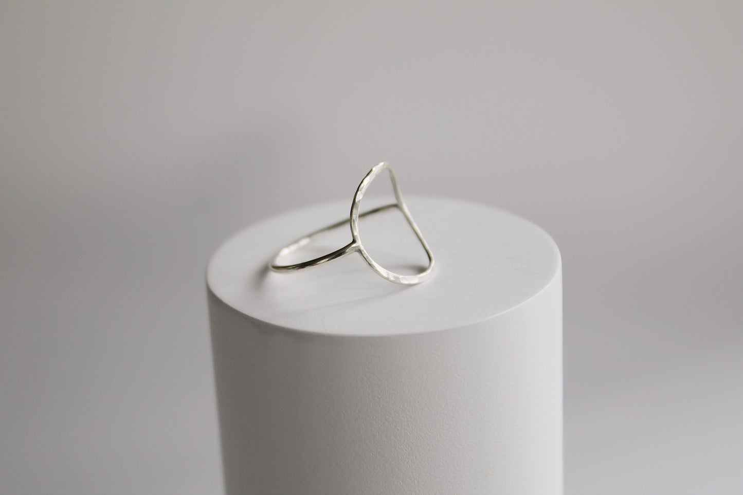 Maeve Hammered Circle Ring