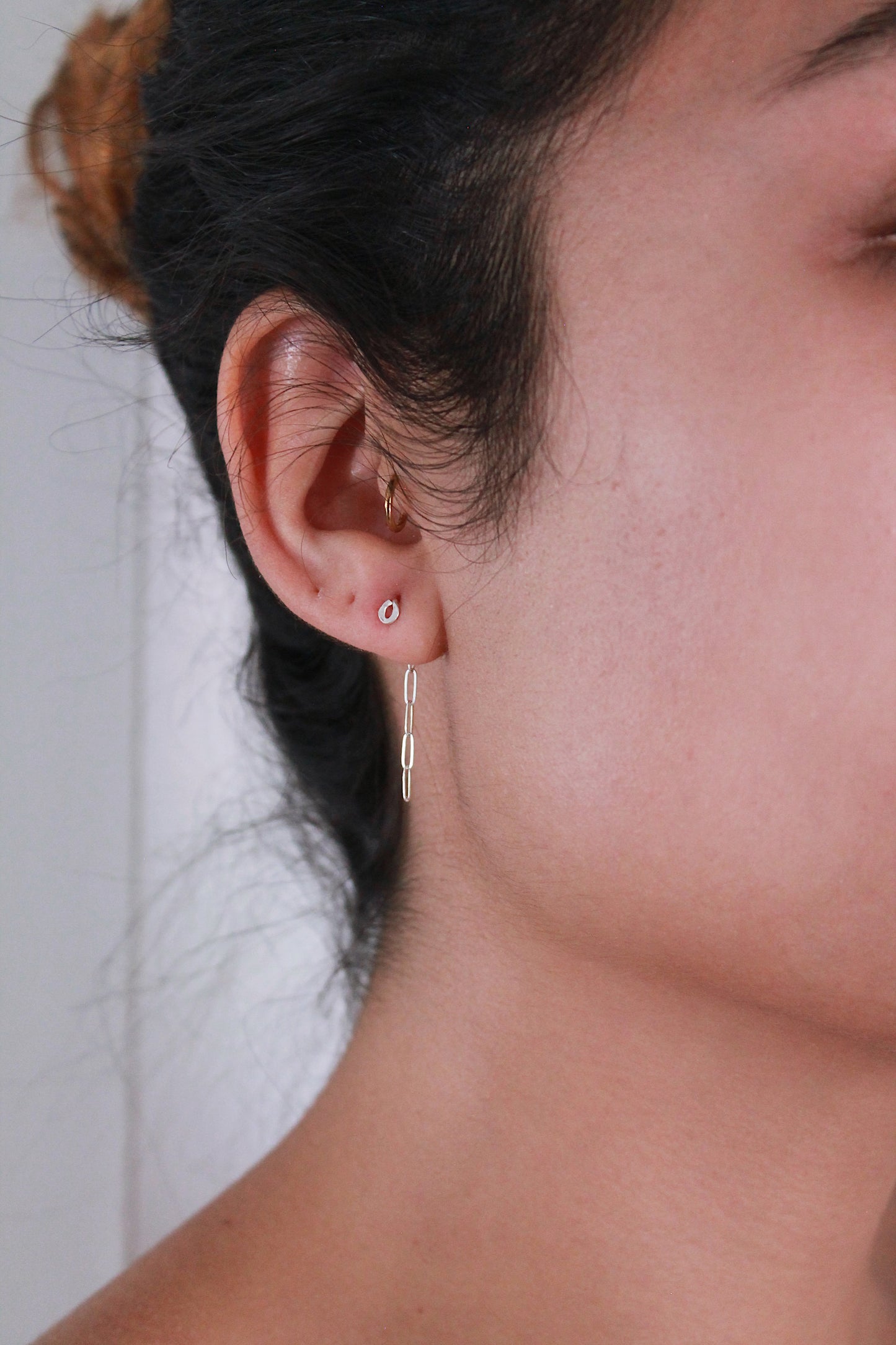 Quilo Chain Backing Earrings