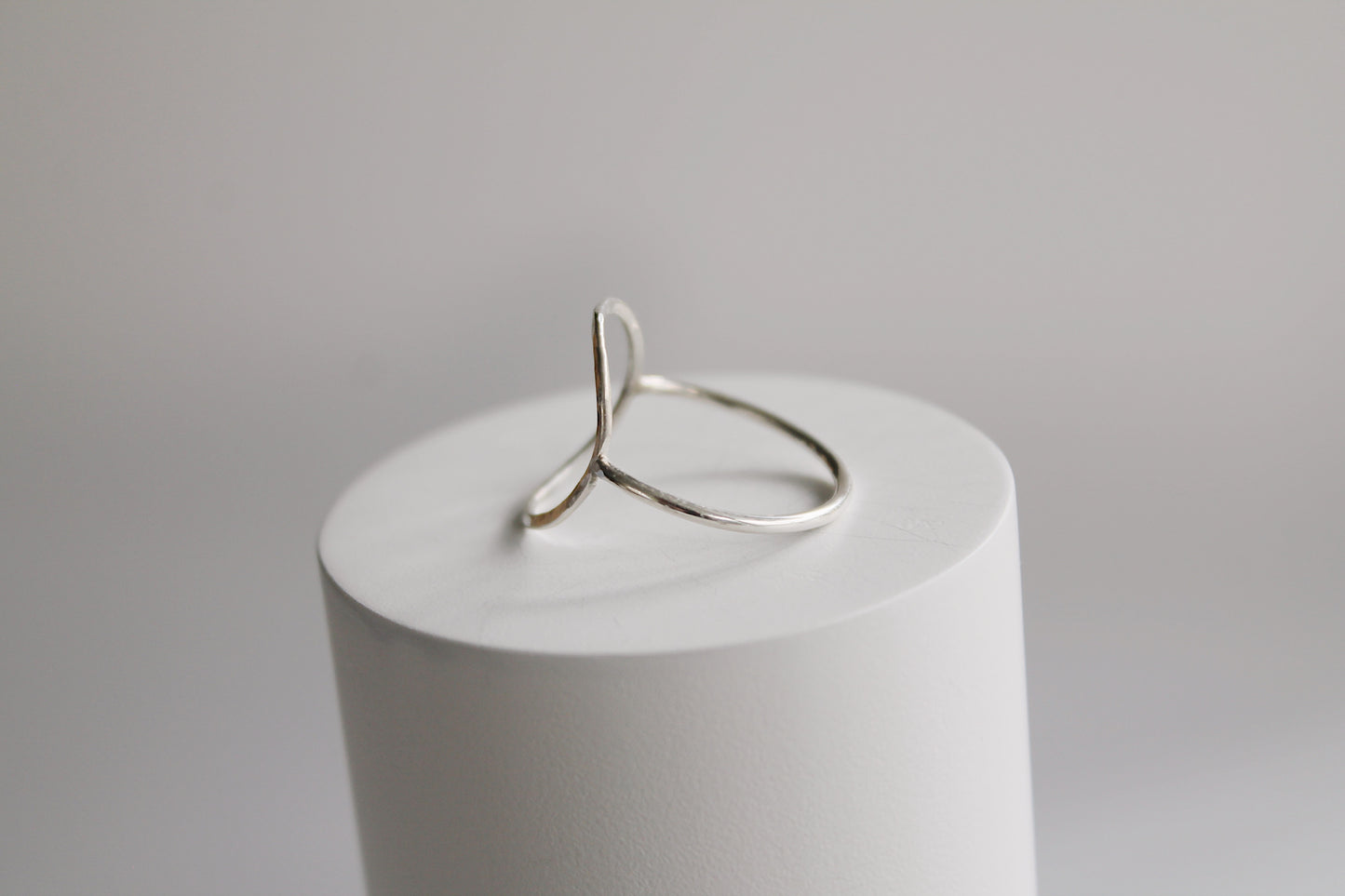 Maeve Hammered Circle Ring