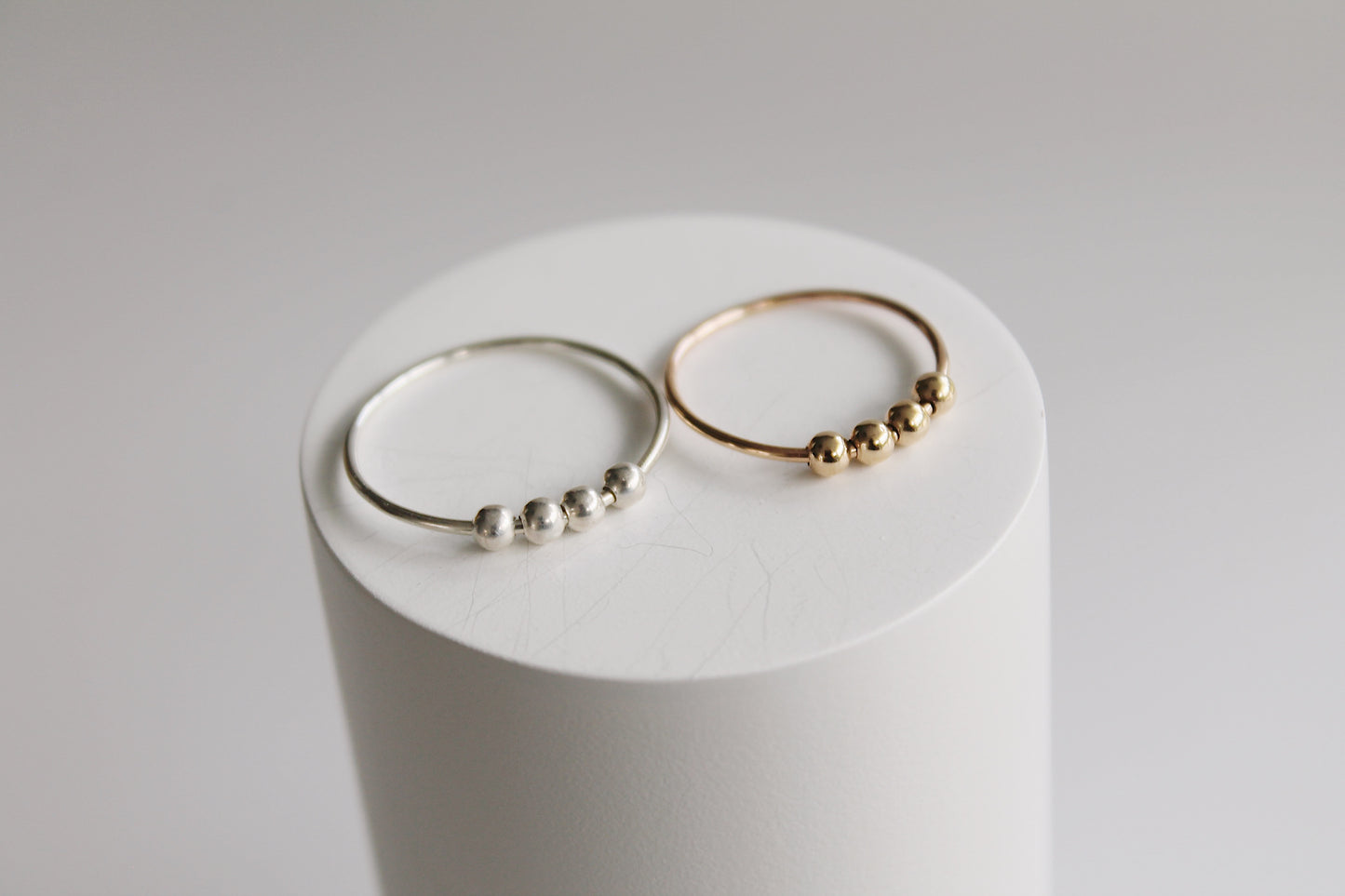 Cameron Beaded Spinner Ring