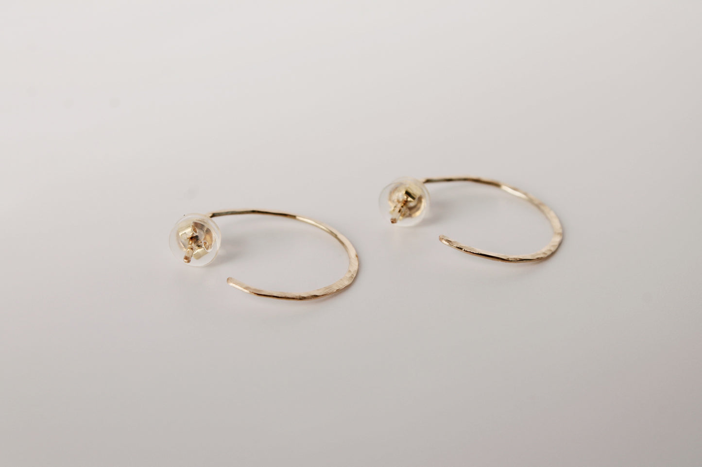 Jane Midi Hammered Hoops