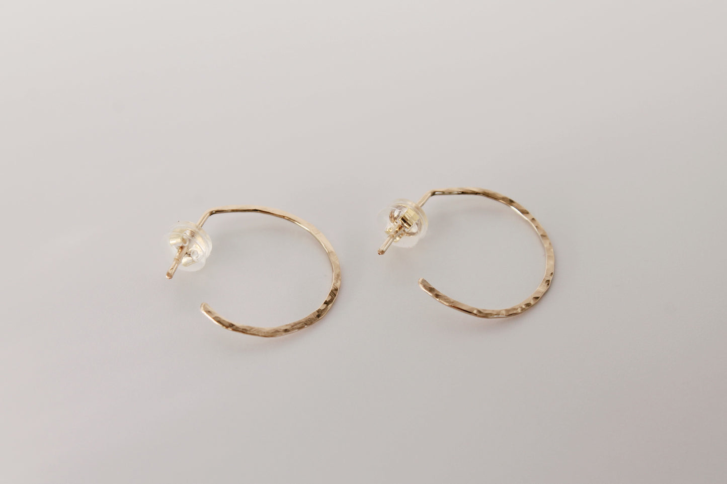 Jane Midi Hammered Hoops
