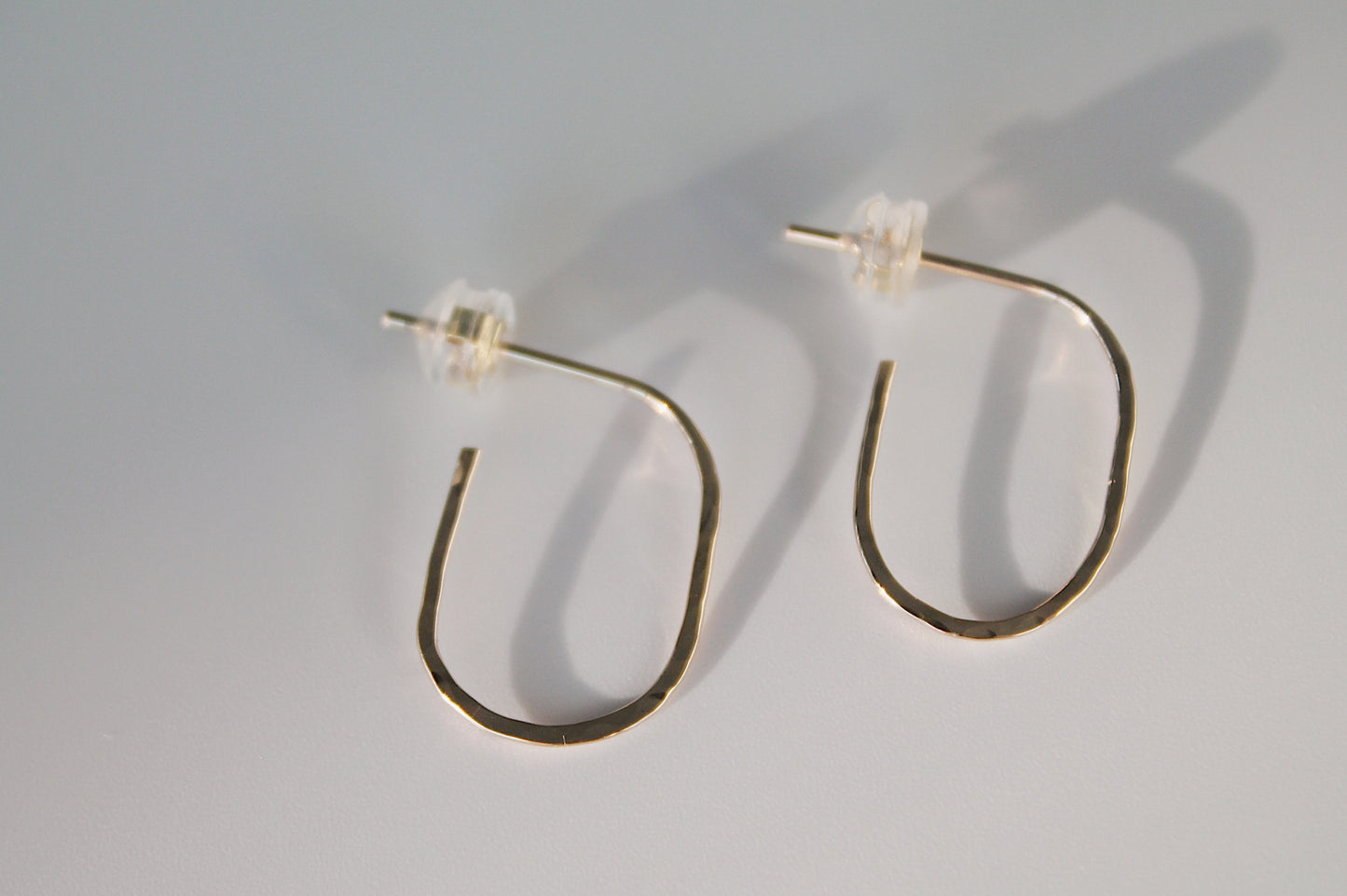Darby Mini Hammered Hoops