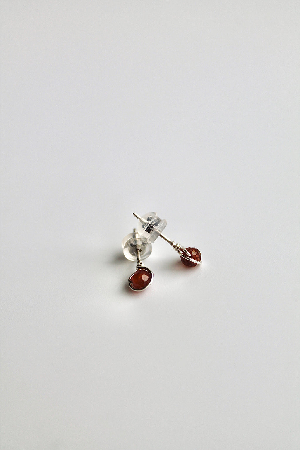 Birthstone Studs - Garnet (January) - Manifestation