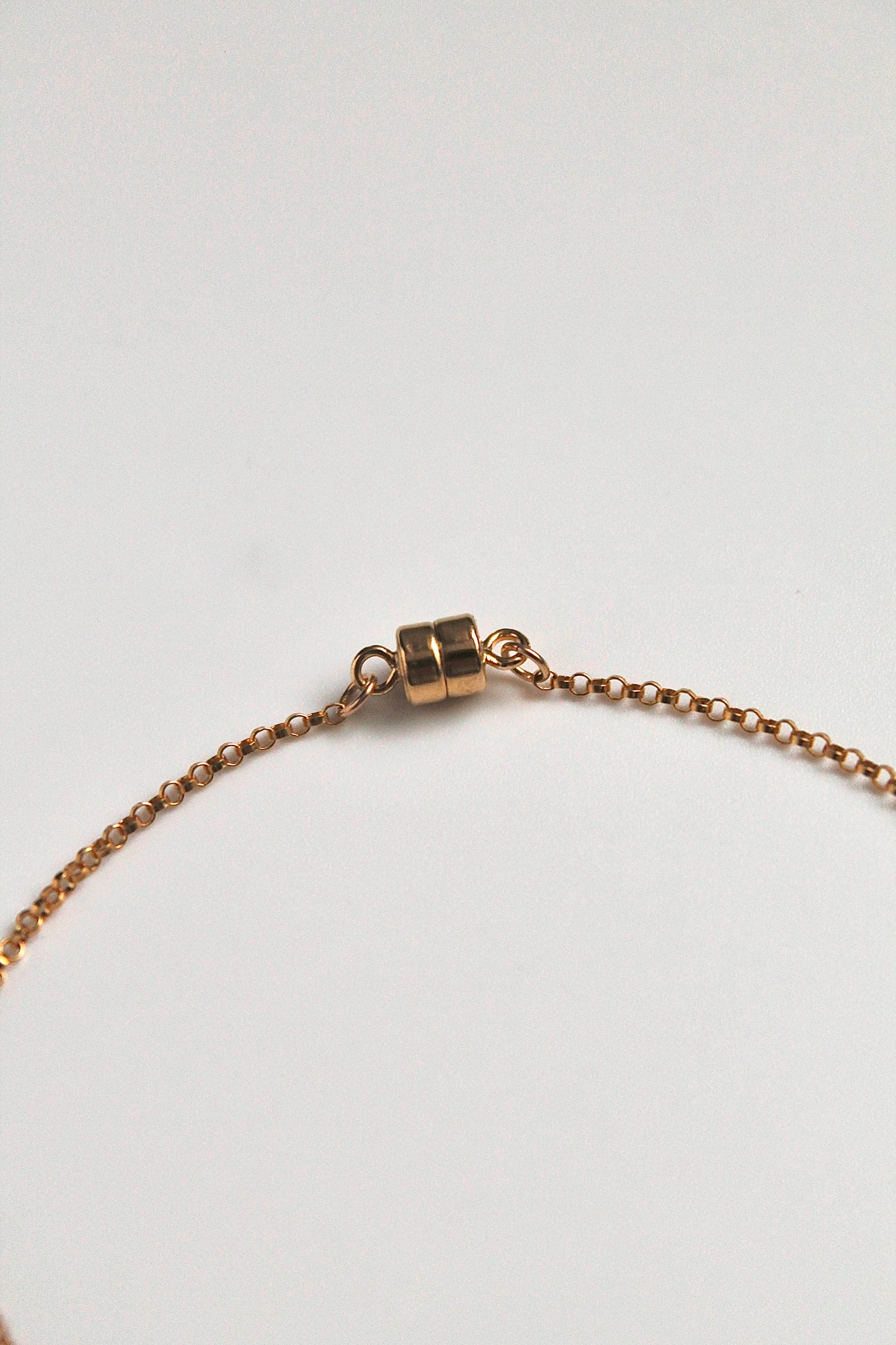 DOUBLE CHAIN PEARL BRACELET - 14K GOLD FILLED