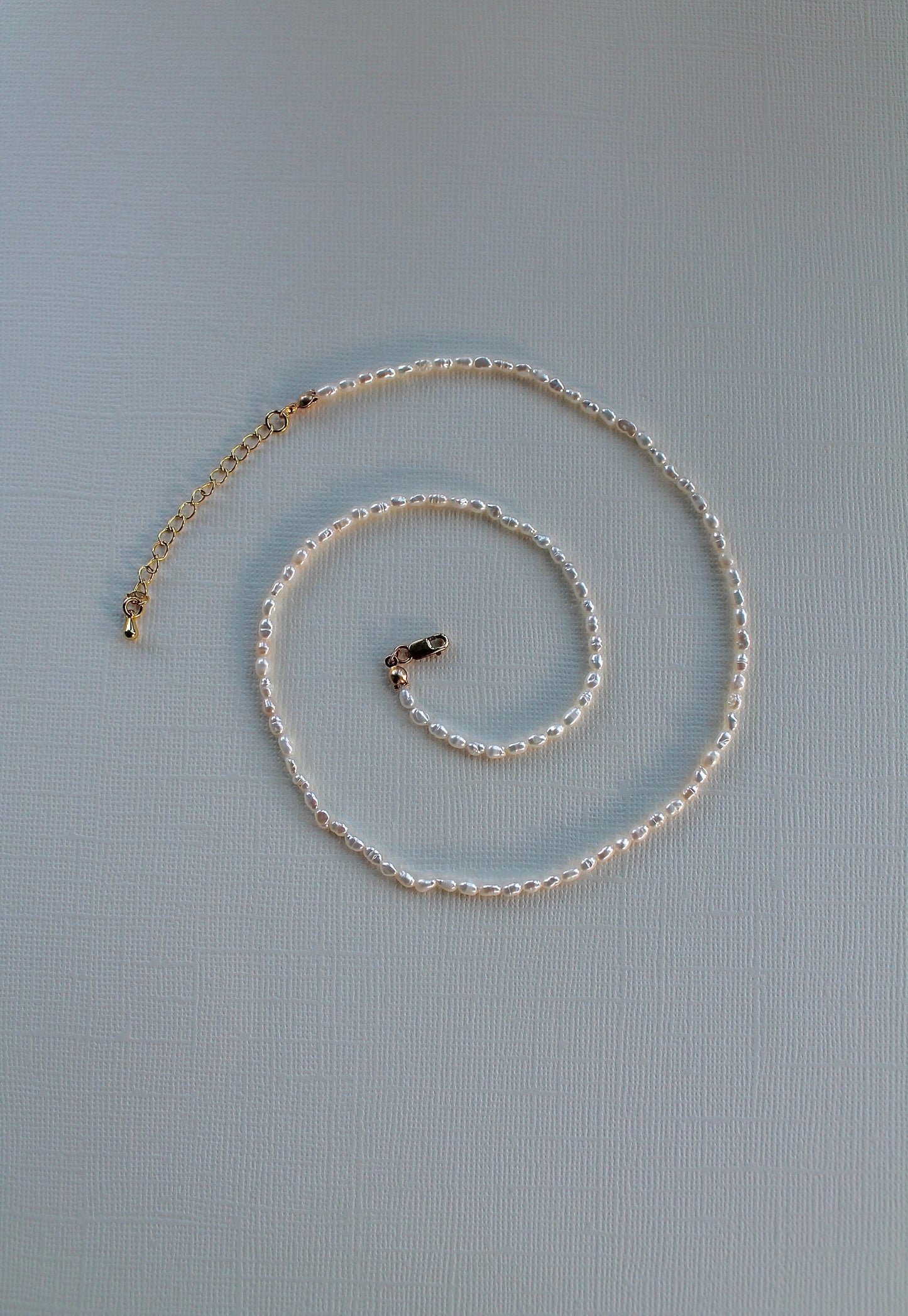 CLASSIC MINI PEARL NECKLACE - 14K GOLD FILLED