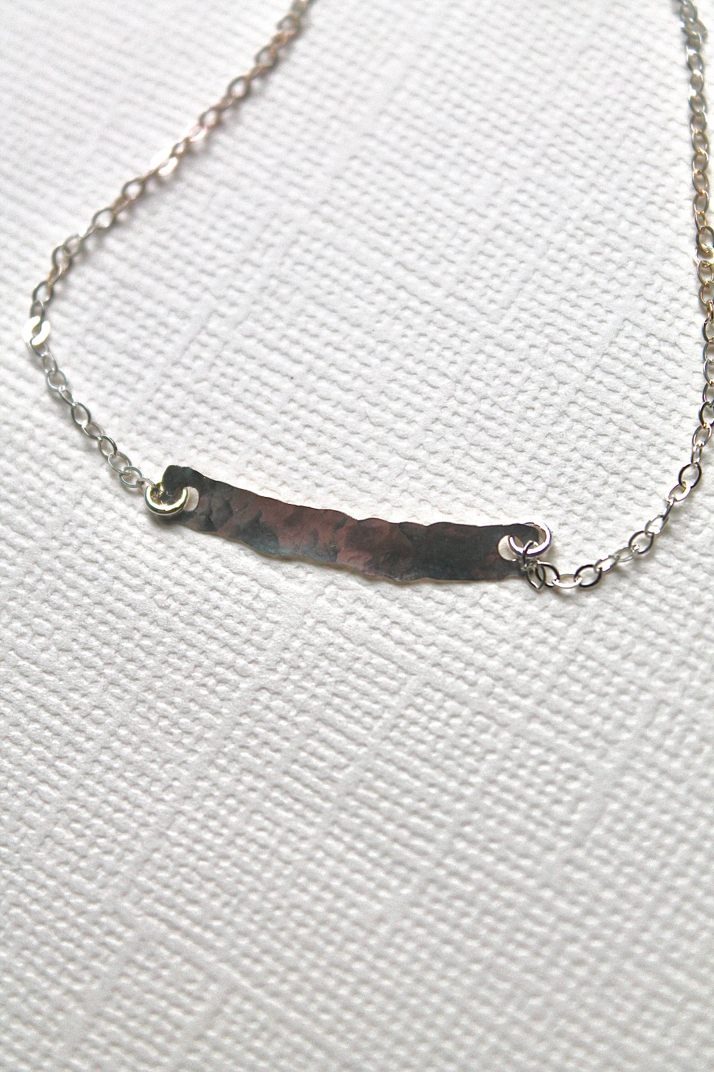 Hammered Bar Bracelet