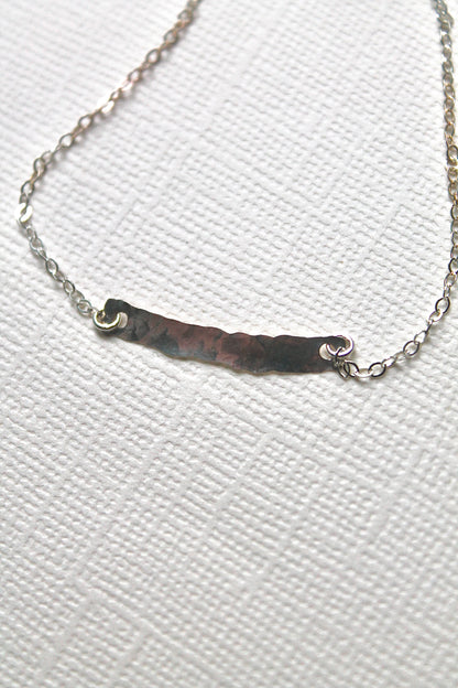 Hammered Bar Bracelet
