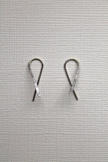 WISHBONE THREADERS (SMALL) - STERLING SILVER