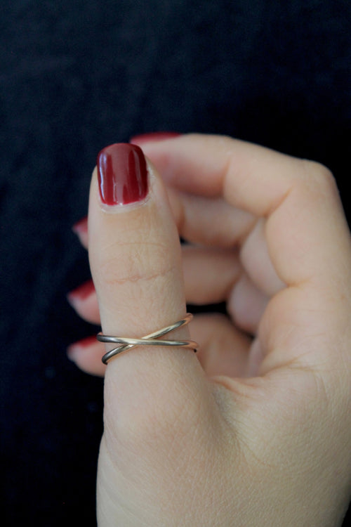 "X" Convertible Ring