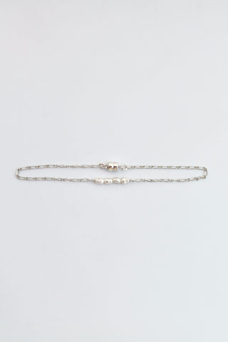 Pearl Bar Chain Bracelet