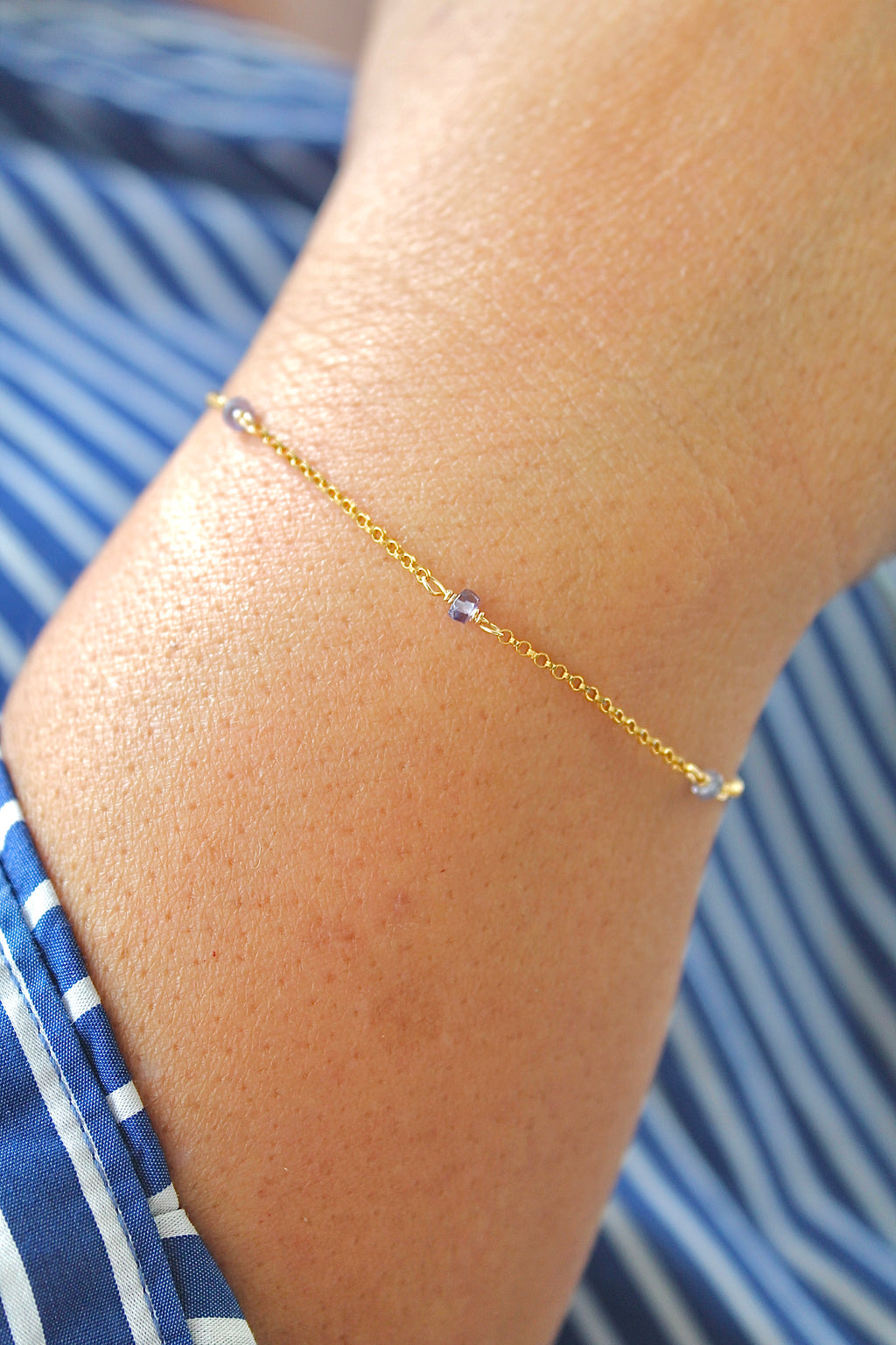 Multi Birthstone Bracelet - Tanzanite (December) - Enlightenment