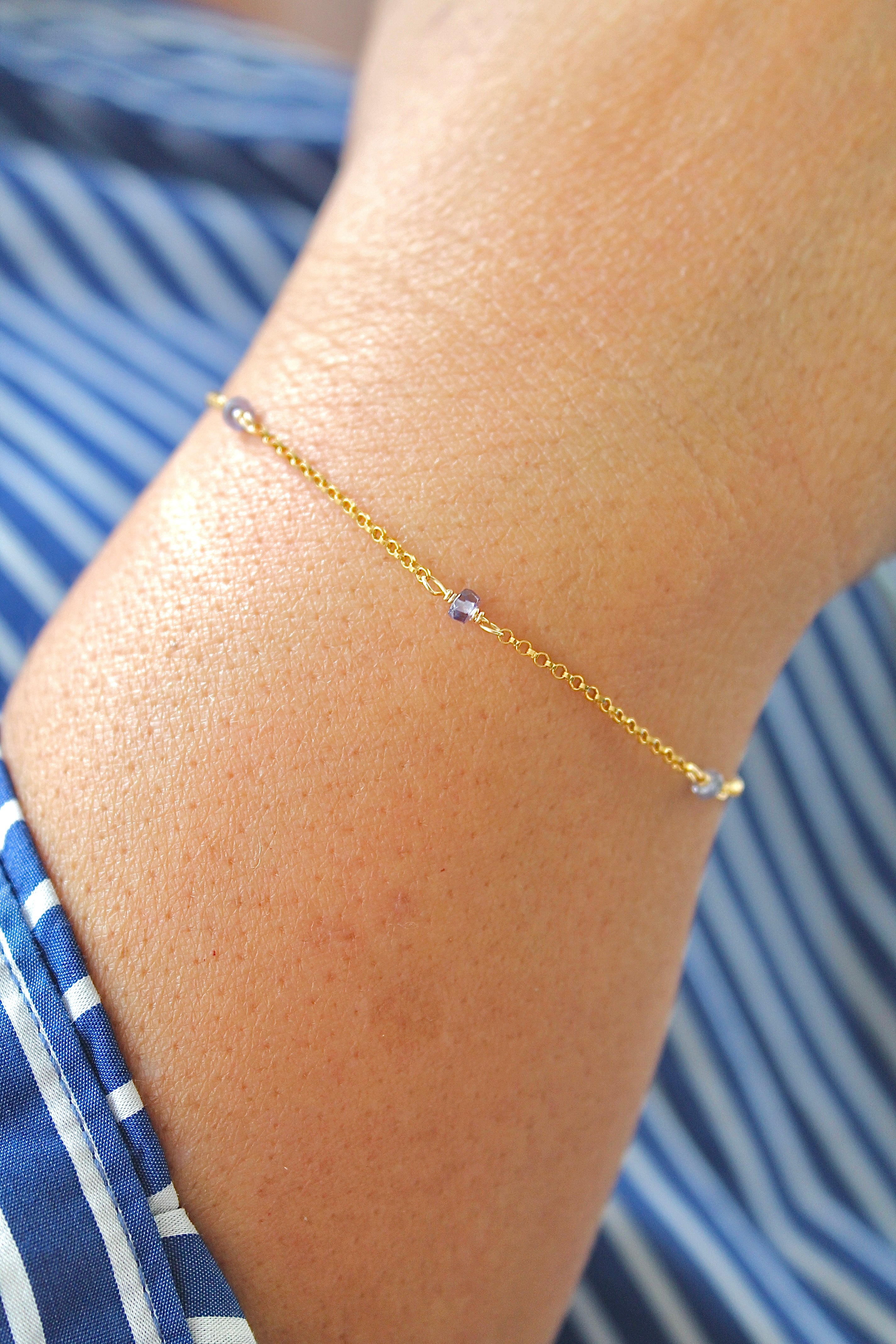 Multi Birthstone Bracelet - Tanzanite (December) - Enlightenment