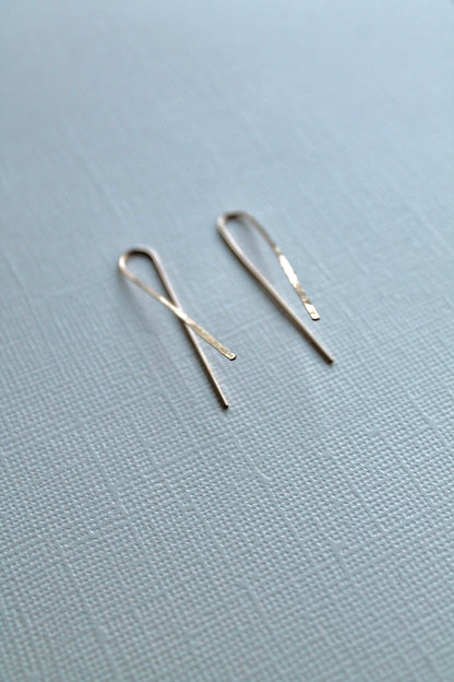 WISHBONE THREADERS (LARGE) - 14K GOLD FILLED