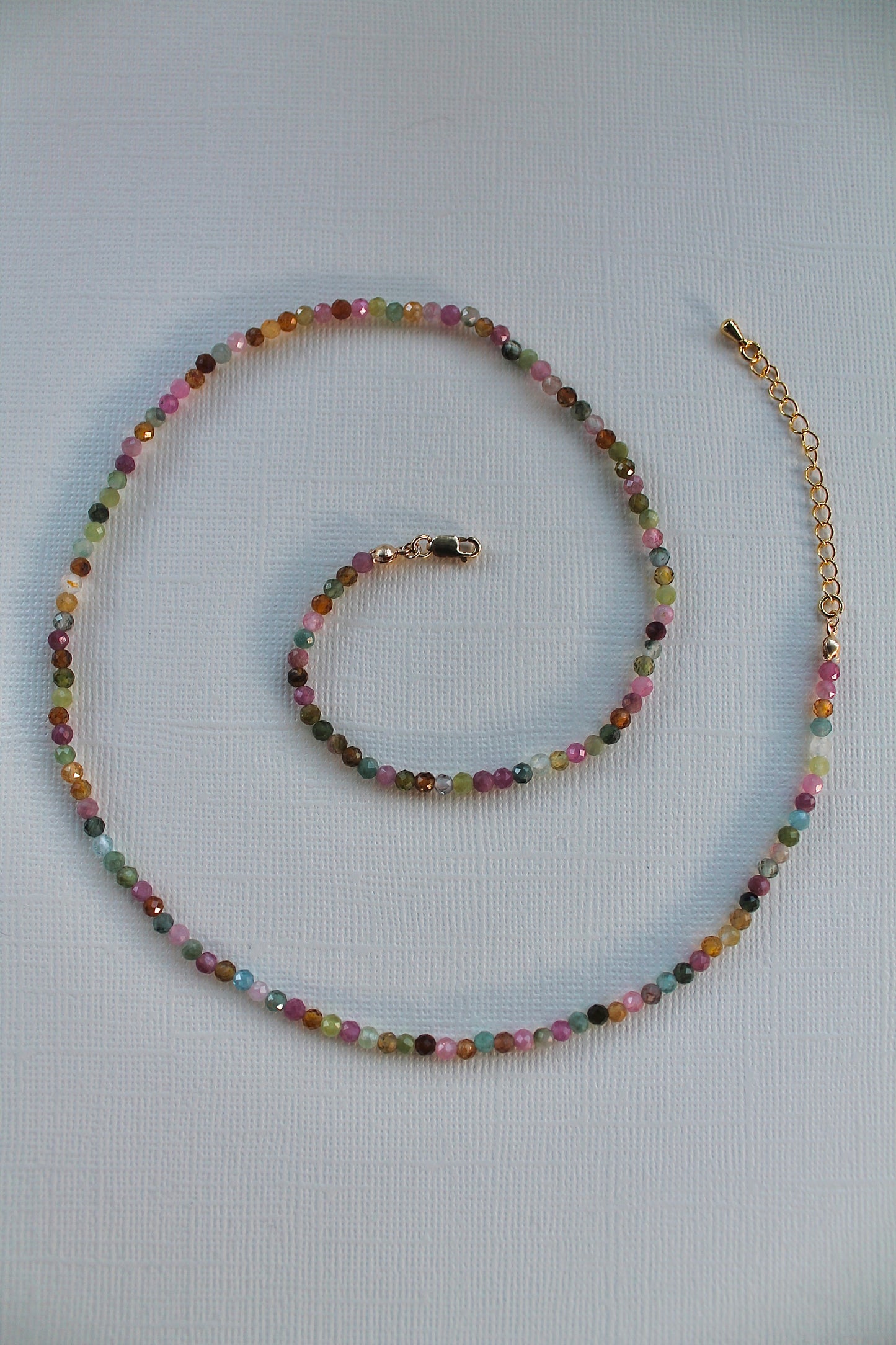 CLASSIC TOURMALINE NECKLACE - 14K GOLD FILLED