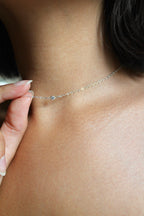 Delicate Choker Charm Necklace