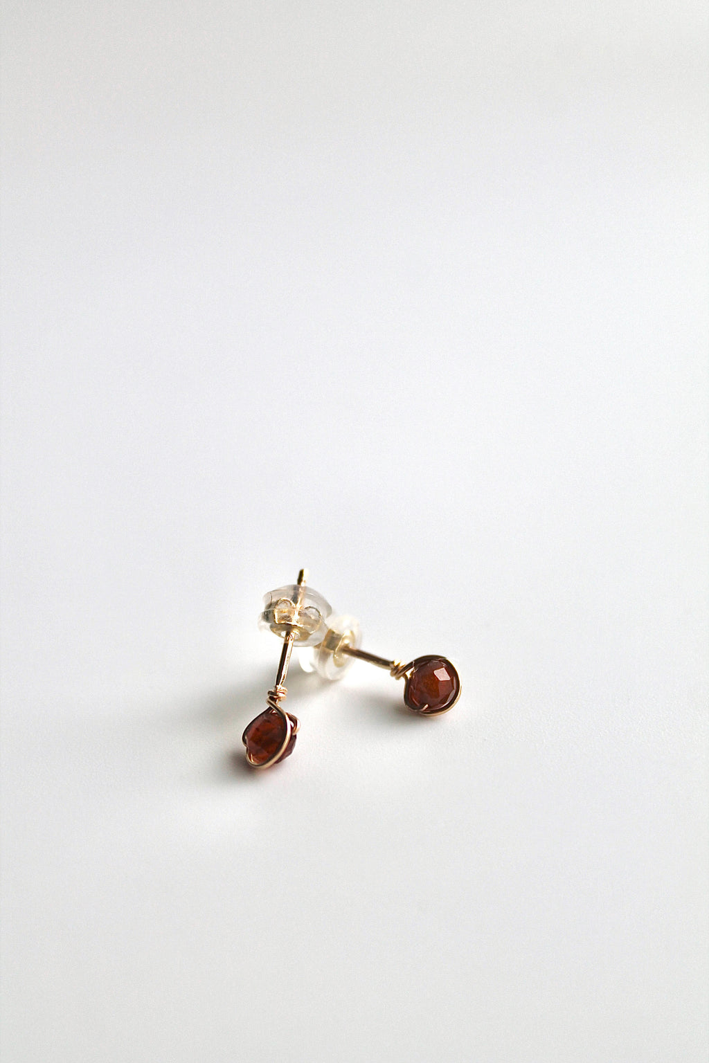 Birthstone Studs - Garnet (January) - Manifestation