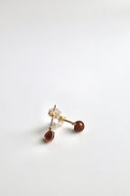 Birthstone Studs - Garnet (January) - Manifestation