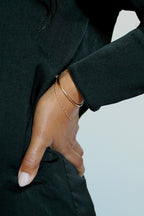 Cuff & Chain Open Bangle