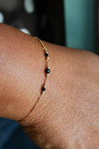 Pulsera de protección curativa (turmalina negra)