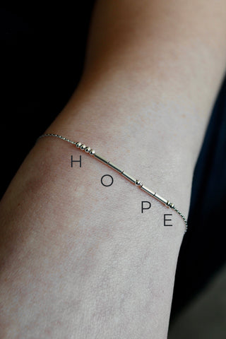 Pulsera de código Morse